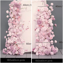 Load image into Gallery viewer, 2 Artificial Silk Flowers & metal stands , size 180cm -150cm H x 60cm W (not include wooden arch )