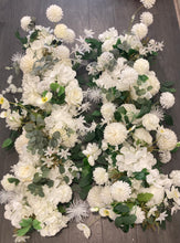 Load image into Gallery viewer, 2 Mdf wooden backdrops + 1 plinth + 2 flowers