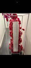 Load image into Gallery viewer, 2 Artificial Silk Flowers & metal stands , size 180cm -150cm H x 60cm W (not include wooden arch )