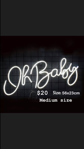 1 Neon led sign big size