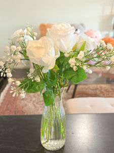 10 artificial Flowers centrepieces, 32cm Height
