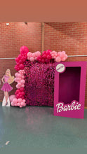 Load image into Gallery viewer, Hot Pink Sequin Backdrop size 1.8m wide x 2.1m high
