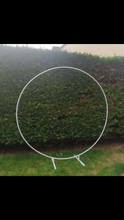 Load image into Gallery viewer, Package includes flowers + round frame + 2 flowers side + 6m curtain + ottoman
