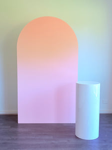 1 Mdf wooden backdrop, size 2.15m H x 1.2mW (not include plinth)