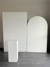 Load image into Gallery viewer, 2 MDF Wooden backdrops, 2m H x 1.2m W &amp; 1.8m H x 1m W (not include plinth)
