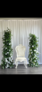 White curtain backdrop 3m x 3m