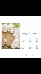 Balloons garland kit more than 60pcs