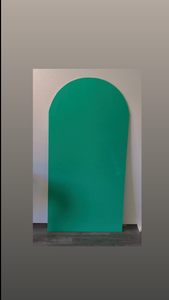 1 arch frame 2m H x 1m W + plain board 1.2m H (not include decals, plinth)
