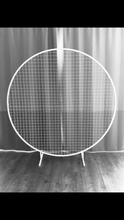 Load image into Gallery viewer, Package Hire includes Mesh backdrop + flowers (not include welcome sign)
