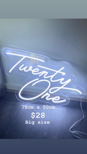 Load image into Gallery viewer, 1 Neon led sign big size

