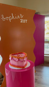 Ripple & Wavy backdrops + 1 plinth package