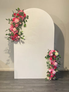 Package Hire includes 2 flowers + 1 backdrop +1 ripple plinth