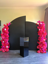 Load image into Gallery viewer, Package From includes 2 flowers+ 2 backdrops 2mH x 1.2m w &amp; 1.6mH x 1mW + 1 plain plinth
