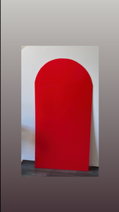 1 arch frame 2m H x 1m W + plain board 1.2m H (not include decals, plinth)