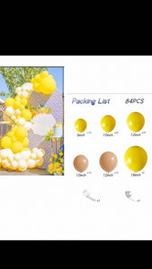 Balloons garland kit more than 90pcs