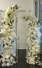 Load image into Gallery viewer, 2 Artificial silk flowers &amp; stands,  size 210cm -190cm h x 70cm w
