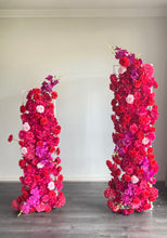 Load image into Gallery viewer, 2 Artificial Silk Flowers &amp; stands, size 150cm-180cm H x 60cm-70cmW
