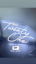Load image into Gallery viewer, 1 Neon led sign big size includes charger
