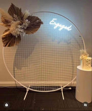 Load image into Gallery viewer, Package Hire Large Neon Sign + Mesh Backdrop
