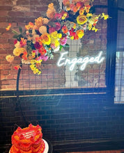 Load image into Gallery viewer, Package Hire Large Neon Sign + Mesh Backdrop
