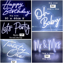 Load image into Gallery viewer, 1 Neon led sign big size includes charger
