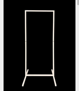 White Square Frame size 150cm high x 65cm wide